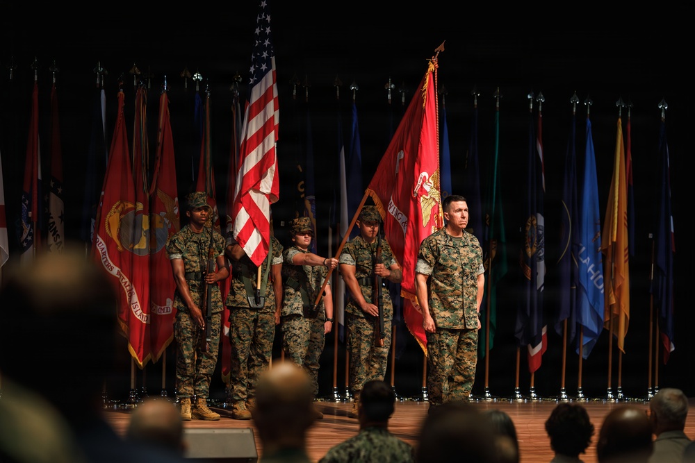 Training and Education Command change of command ceremony