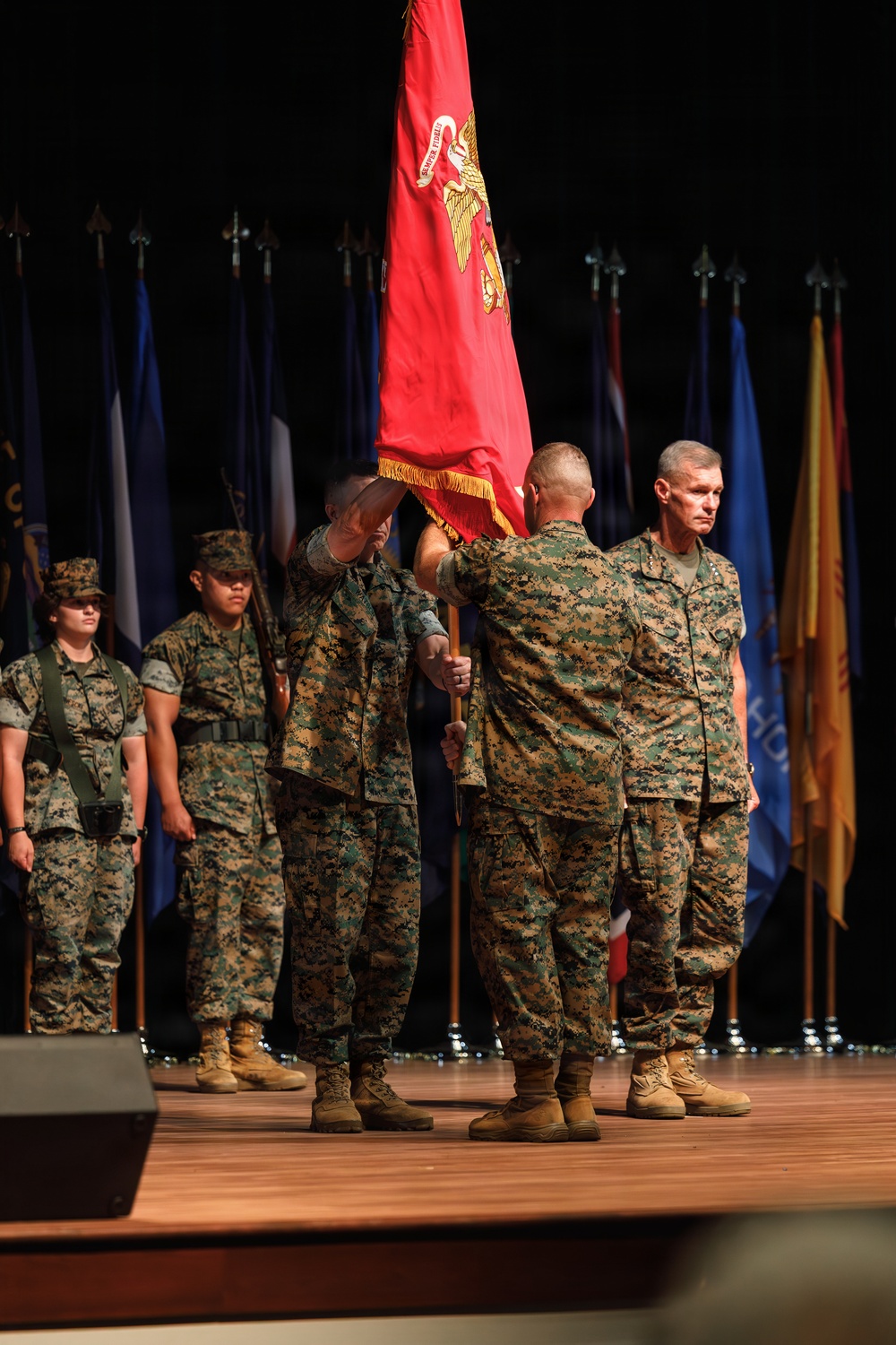 Training and Education Command change of command ceremony