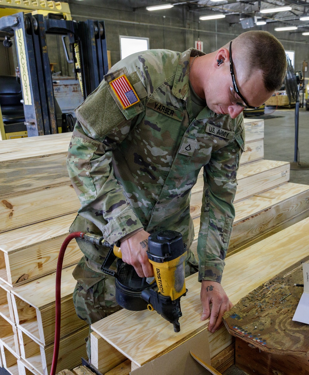Working on the Drill