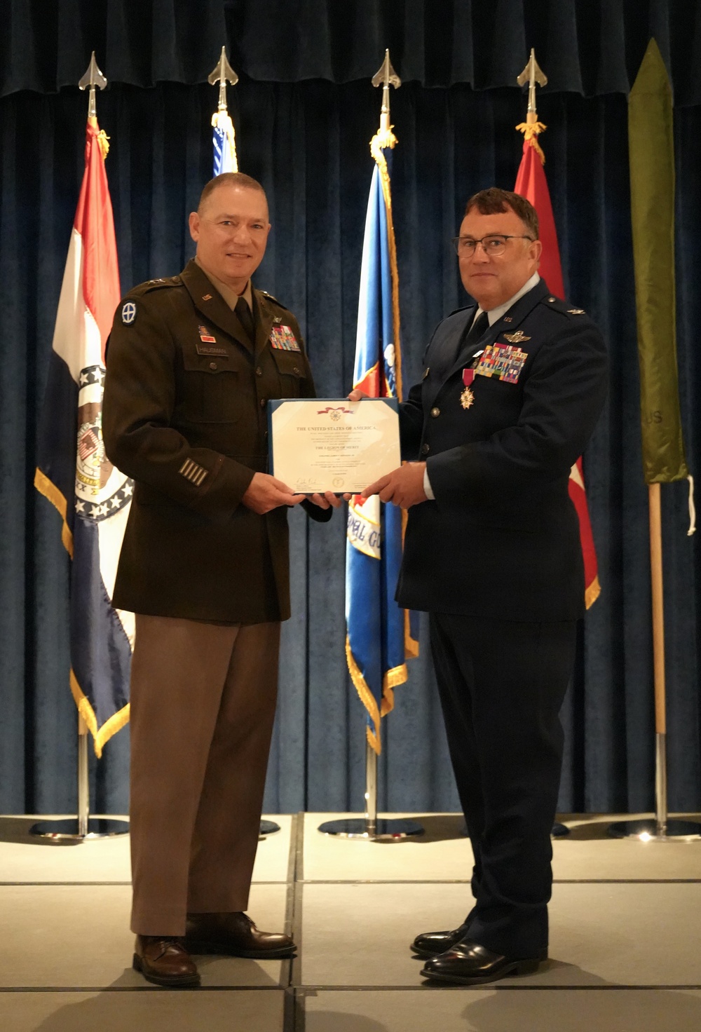 Brig. Gen. Kennish promotion ceremony to Brigadier General and Assumption of Command of the Missouri Air National Guard