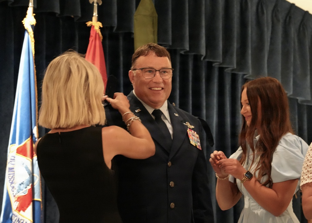 Brig. Gen. Kennish promotion ceremony to Brigadier General and Assumption of Command of the Missouri Air National Guard
