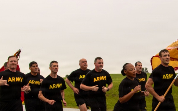 157 Infantry Brigade Army birthday run
