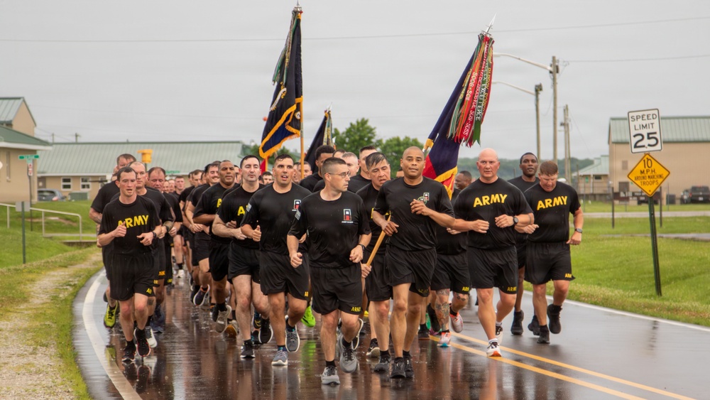 157 Infantry Brigade Army birthday run