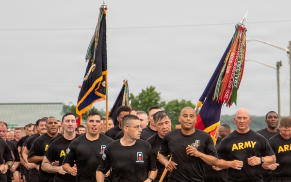 157 Infantry Brigade Army birthday run
