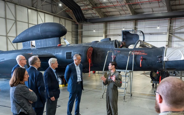 Senate Majority Leader and Congressional Delegation Visit RAF Fairford