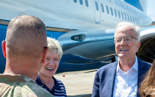 Senate Majority Leader and Congressional Delegation Visit RAF Fairford
