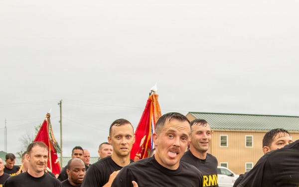 157 Infantry Brigade Army birthday run