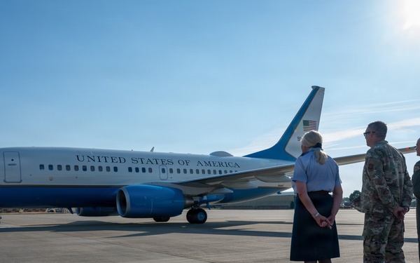 Senate Majority Leader and Congressional Delegation Visit RAF Fairford