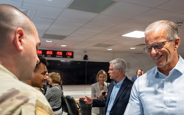 Senate Majority Leader and Congressional Delegation Visit RAF Fairford