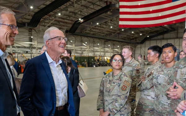 Senate Majority Leader and Congressional Delegation Visit RAF Fairford