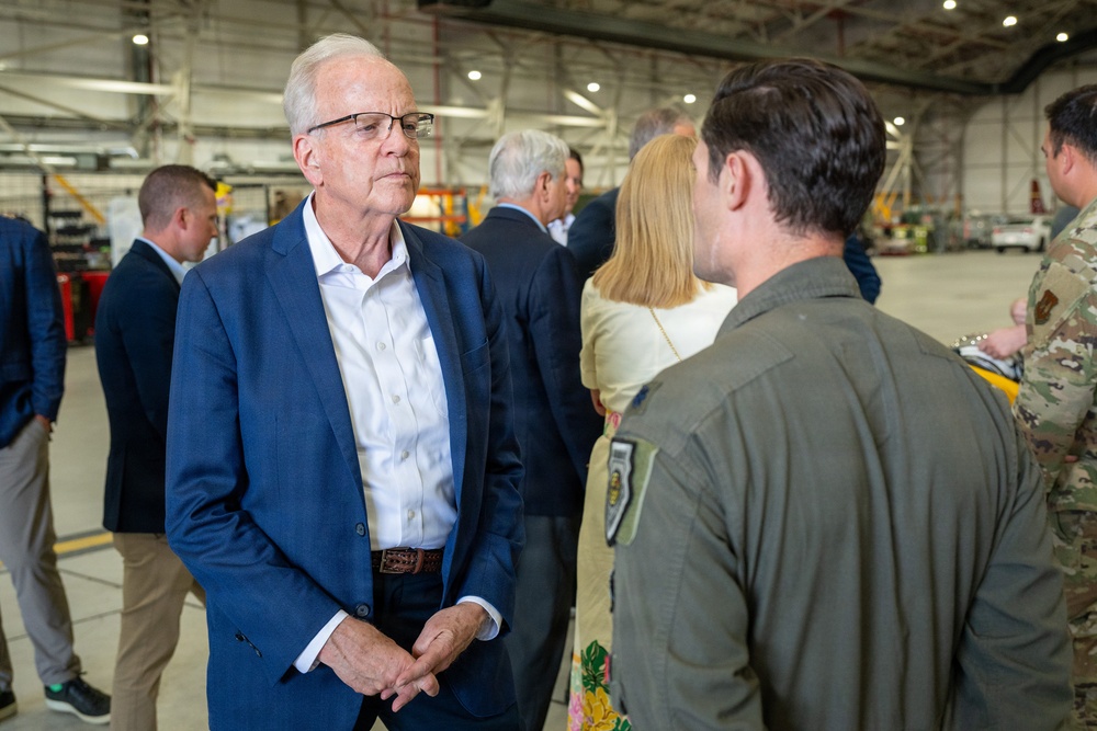 Senate Majority Leader and Congressional Delegation Visit RAF Fairford