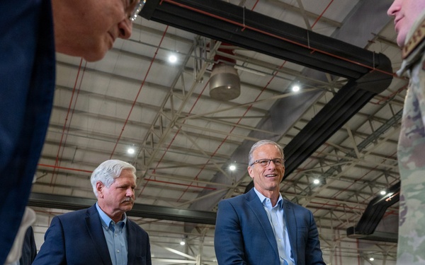 Senate Majority Leader and Congressional Delegation Visit RAF Fairford