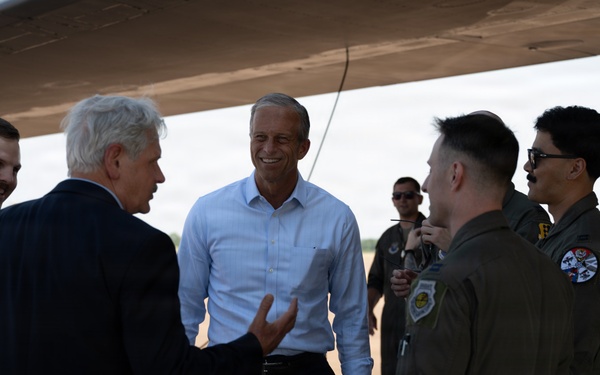Senate Majority Leader and Congressional Delegation Visit RAF Fairford