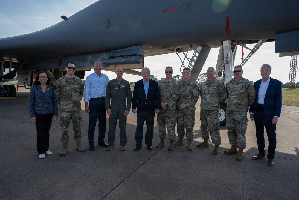 Senate Majority Leader and Congressional Delegation Visit RAF Fairford