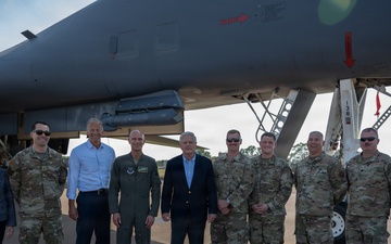 Senate Majority Leader and Congressional Delegation Visit RAF Fairford