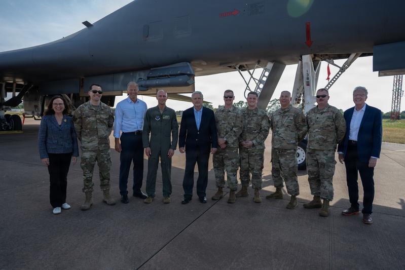 Senate Majority Leader and Congressional Delegation Visit RAF Fairford