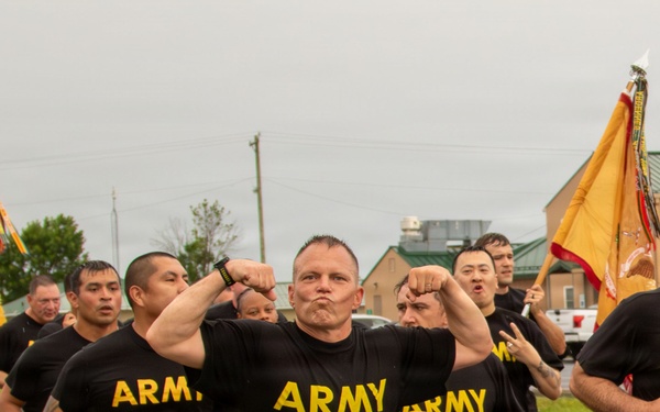 157 Infantry Brigade Army birthday run