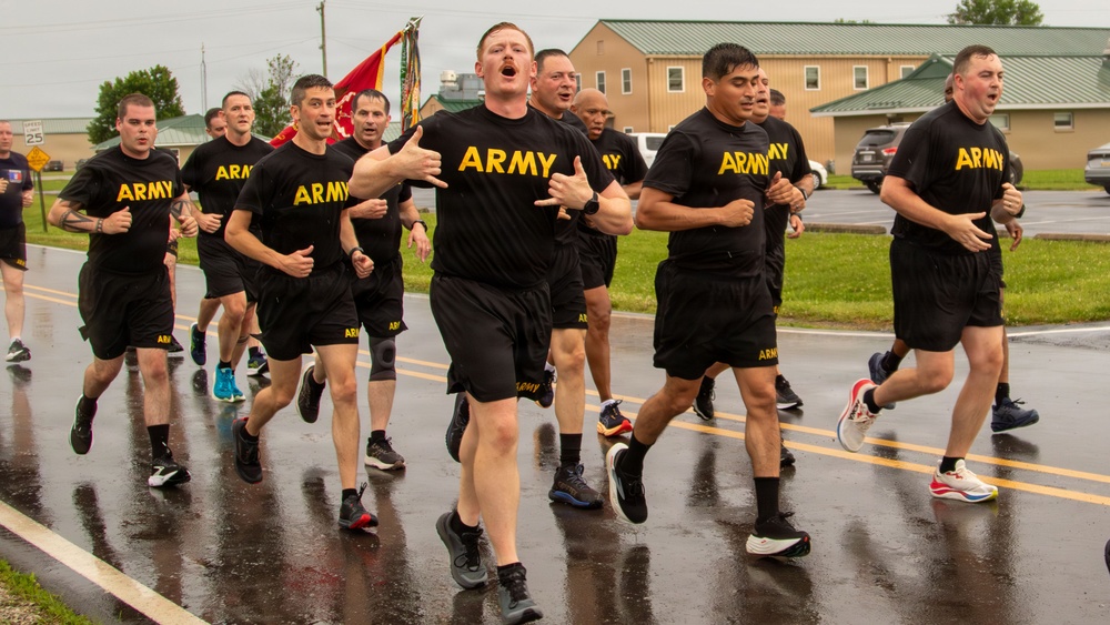 157 Infantry Brigade Army birthday run