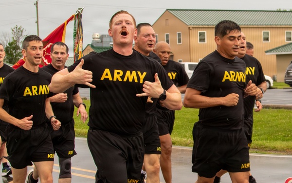 157 Infantry Brigade Army birthday run