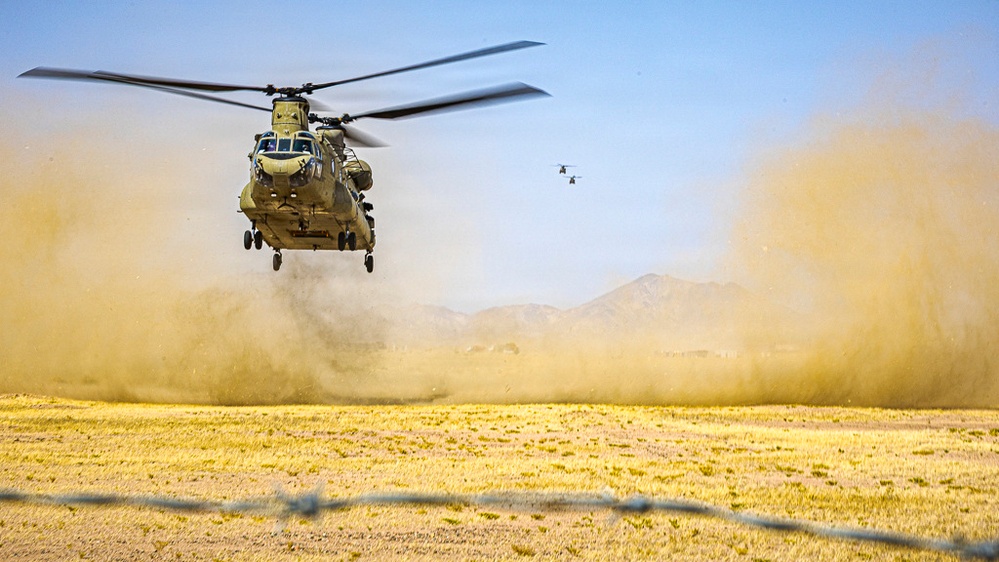 U.S. Army Soldiers Conduct Operations in the Middle East