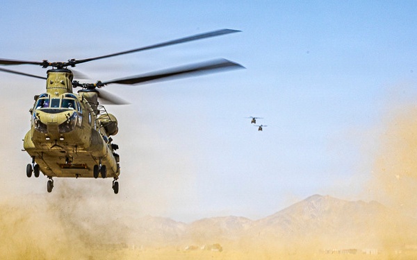 U.S. Army Soldiers Conduct Operations in the Middle East