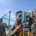 U.S. Marines and Sailors conduct joint ground survey training while deployed to the Philippines