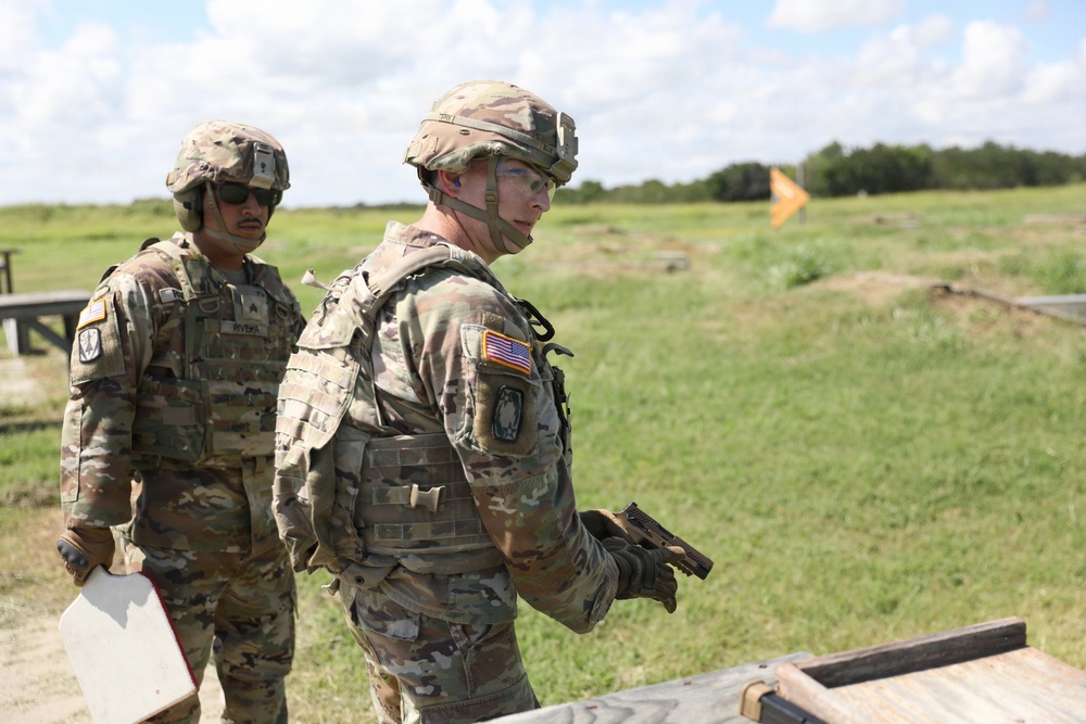 4th Battalion, 3rd Air Defense Artillery Regiment conducts M17 pistol qualification