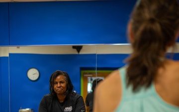 Spinning class at the Joe Dugger Fitness Center