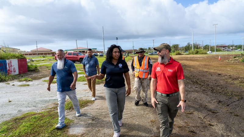FEMA and USACE Teams Help Assess Super Typhoon Bavi Debris Management