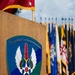 Col. Fausnaugh passes guidon to Col. Peterson at 19th BCD Change of Command