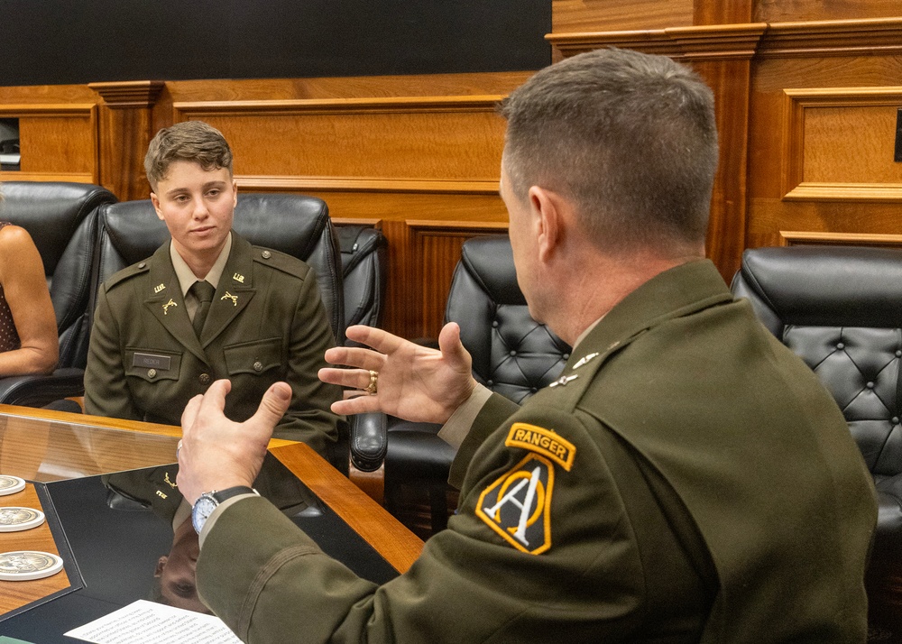 Citadel Graduate receives memorable Oath of Office ceremony at Picatinny Arsenal