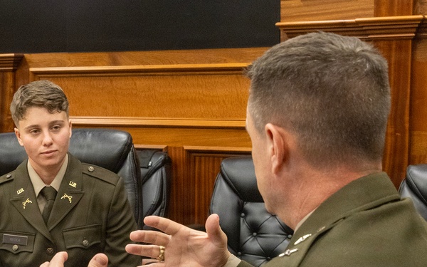 Citadel Graduate receives memorable Oath of Office ceremony at Picatinny Arsenal