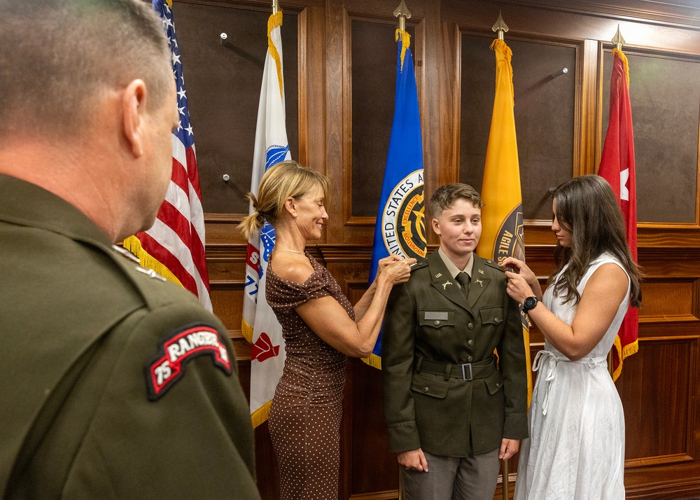 Citadel Graduate receives memorable Oath of Office ceremony at Picatinny Arsenal