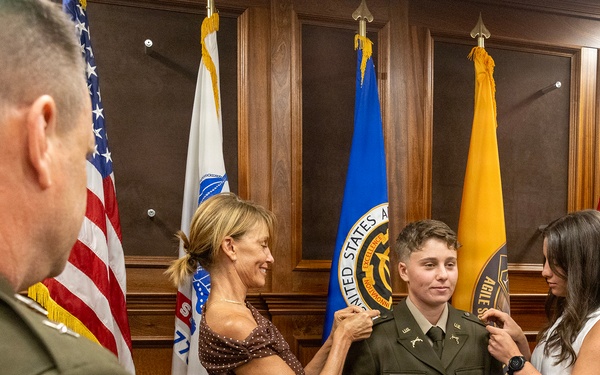 Citadel Graduate receives memorable Oath of Office ceremony at Picatinny Arsenal