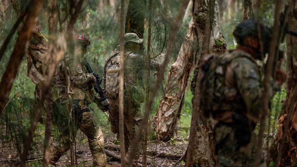 U.S. Naval Special Warfare operators train with partner forces during RIMPAC 2026