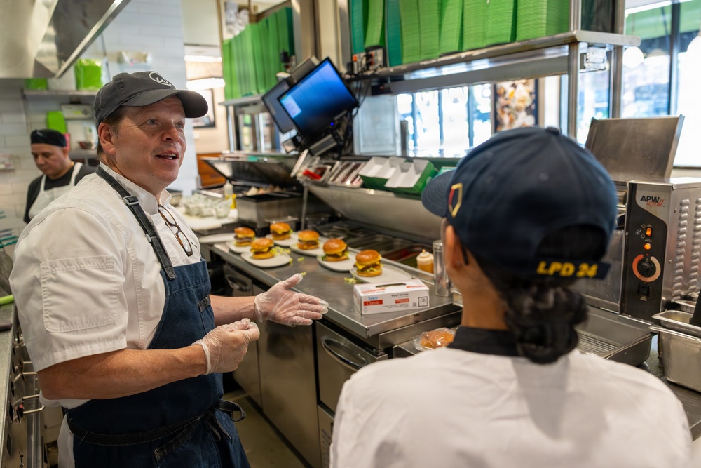 Paul Wahlburg Cooking Lesson