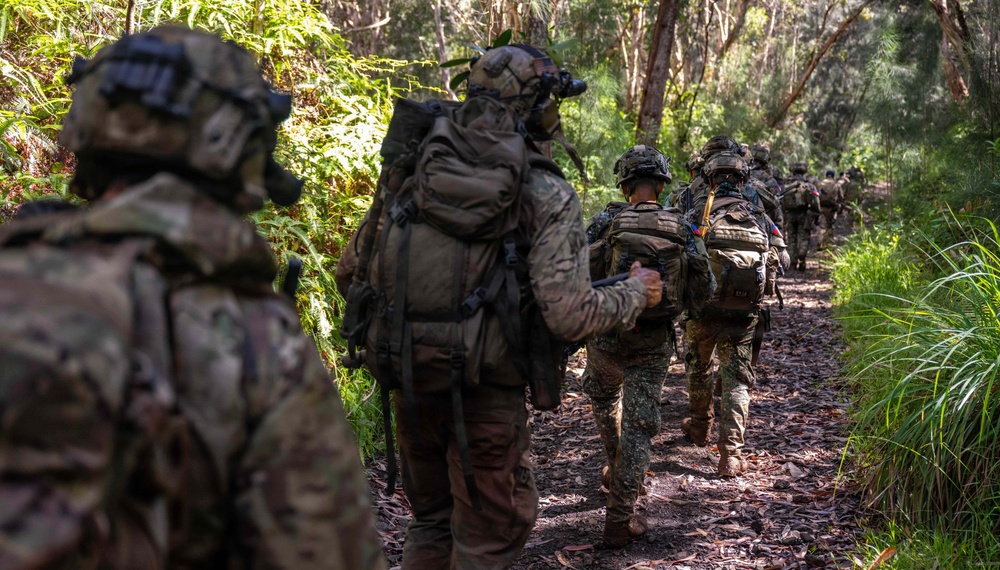 U.S. Naval Special Warfare operators train with partner forces during RIMPAC 2026