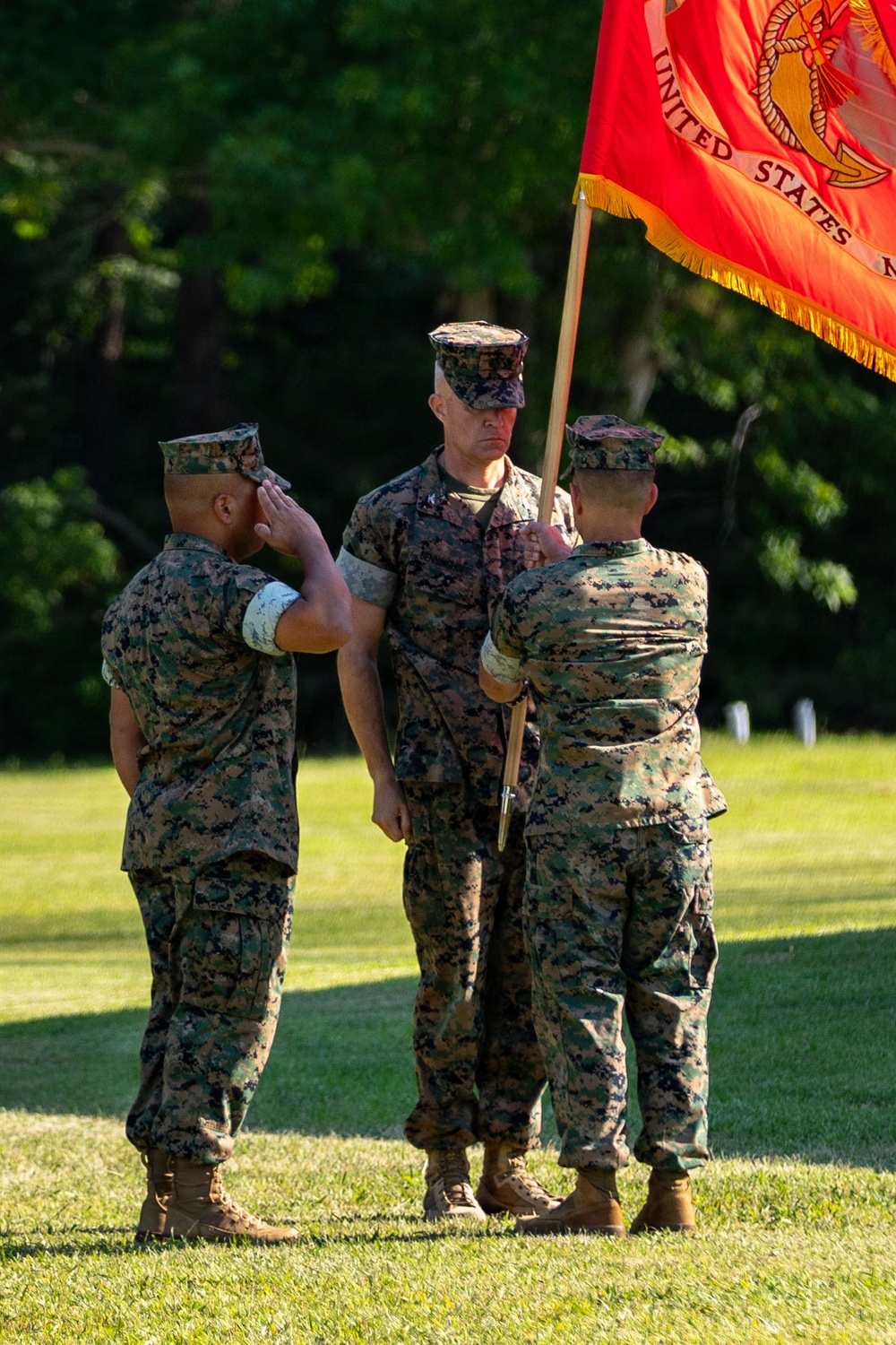 Marine Corps Combat Service Support Schools Change of Command