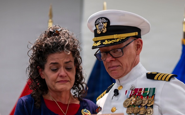 Capt. Lonnie S. Hosea Retirement and Ensign Jenna Hosea Baker Commissioning