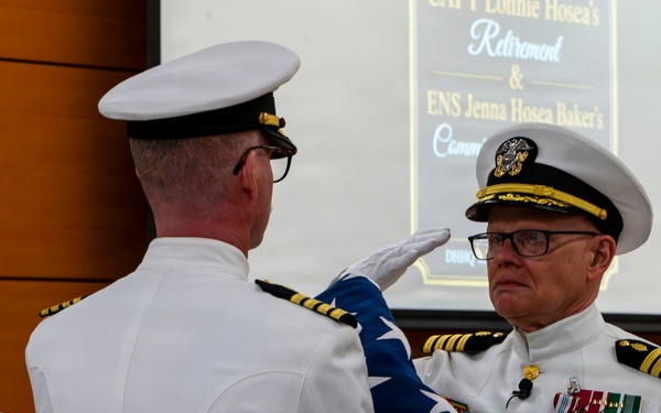 Capt. Lonnie S. Hosea Retirement and Ensign Jenna Hosea Baker Commissioning