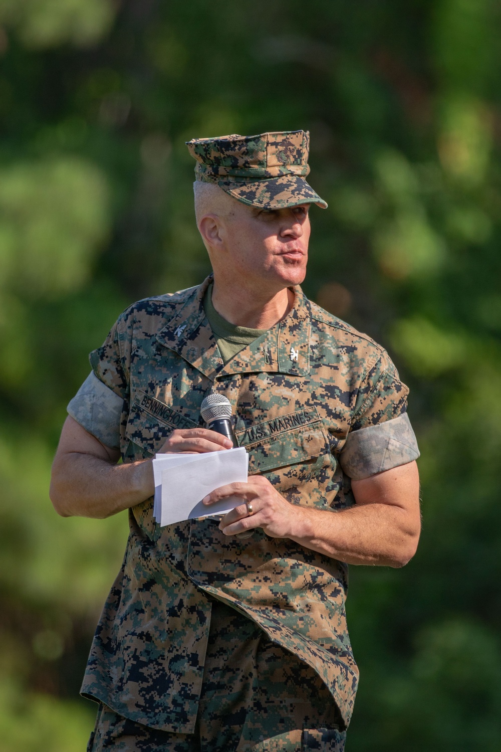 Marine Corps Combat Service Support Schools Change of Command