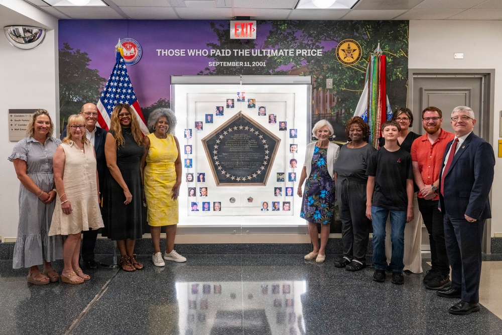 Army G-1 Unveils Updated September 11, 2001 Memorial