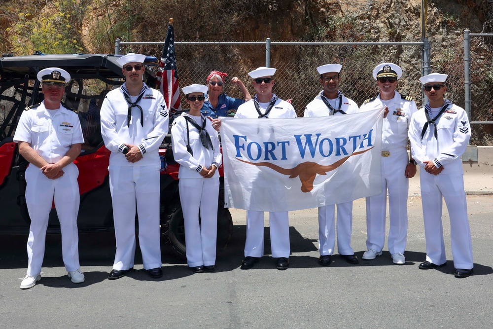 Fort Worth Visits Catalina Island for Independence Day Ceremony