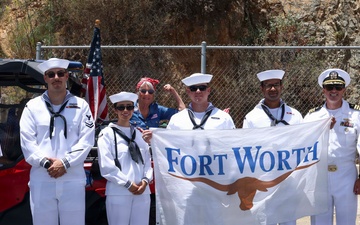 Fort Worth Visits Catalina Island for Independence Day Ceremony