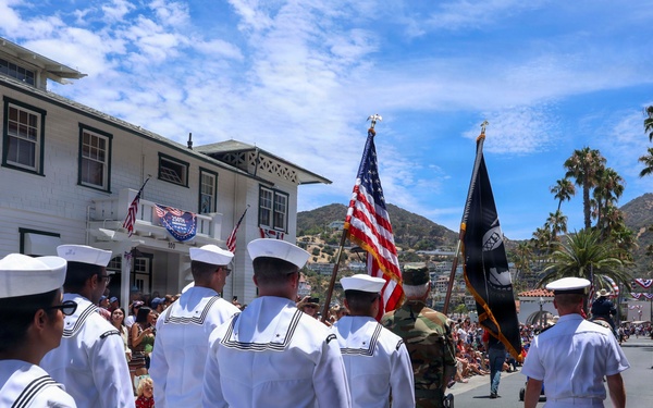 Fort Worth Visits Catalina Island for Independence Day Ceremony