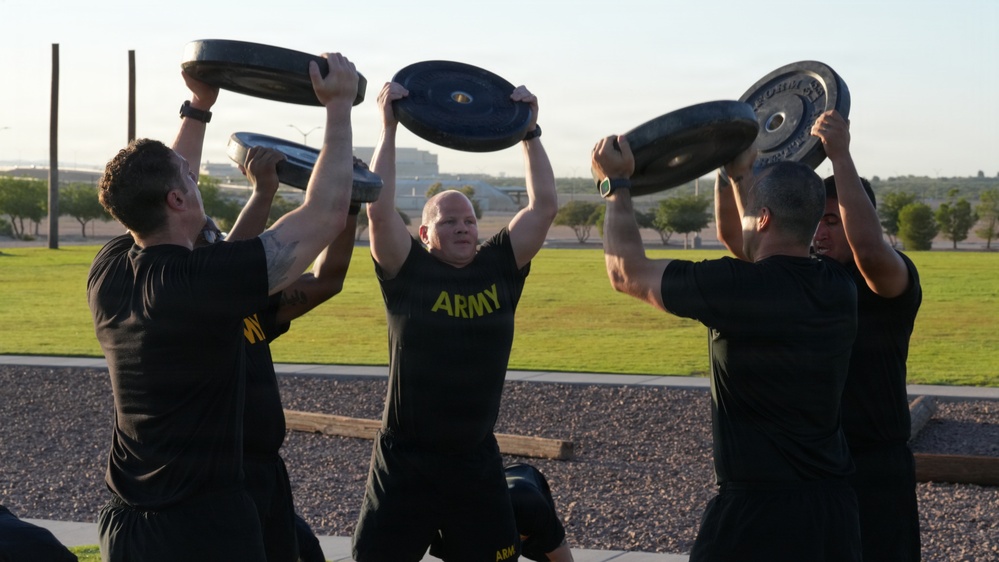 1st Armored Division birthday PT circuit