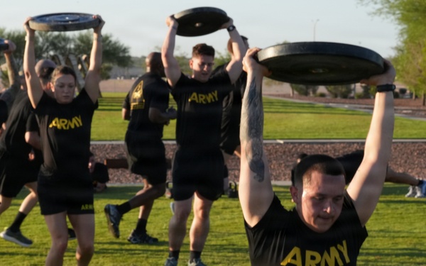1st Armored Division birthday PT circuit