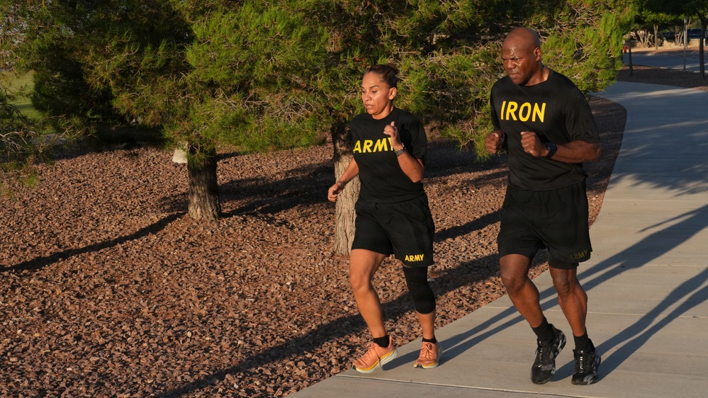 1st Armored Division birthday PT circuit