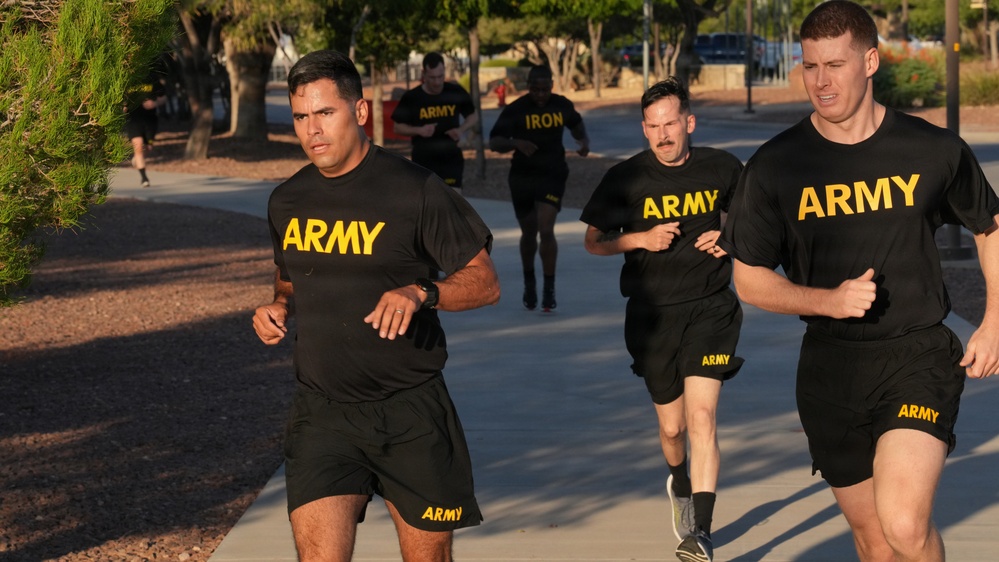 1st Armored Division birthday PT circuit
