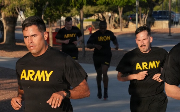1st Armored Division birthday PT circuit